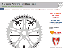 Tablet Screenshot of markhamparktrailbuildingfund.org